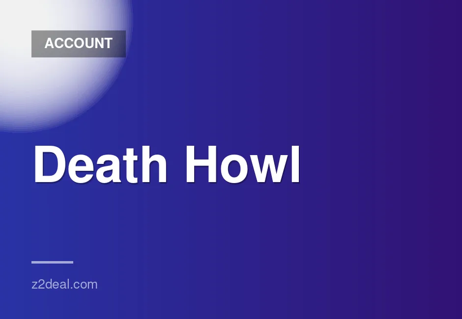 Death Howl Game Accounts for Sale