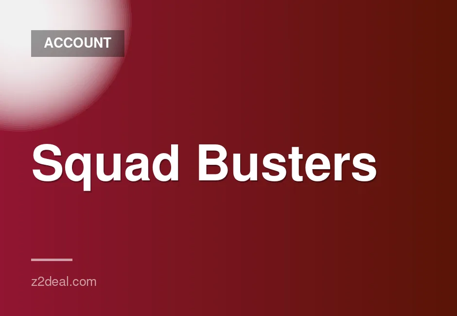 New Squad Busters Account with Tutorial Completed, Name Changeable and Full Access
