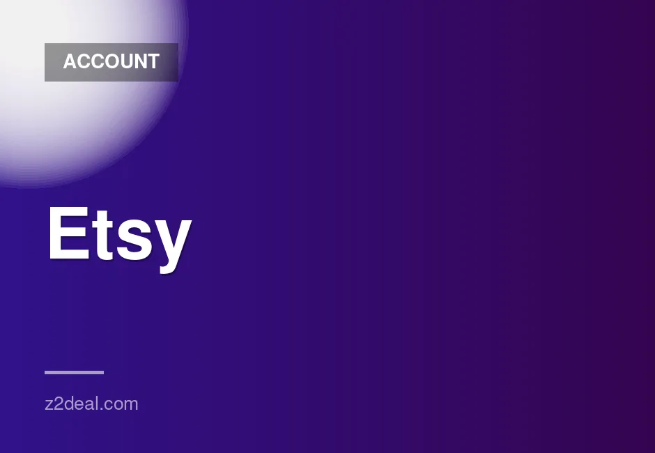 Five verified Etsy accounts with included Gmail - high quality and no suspensions