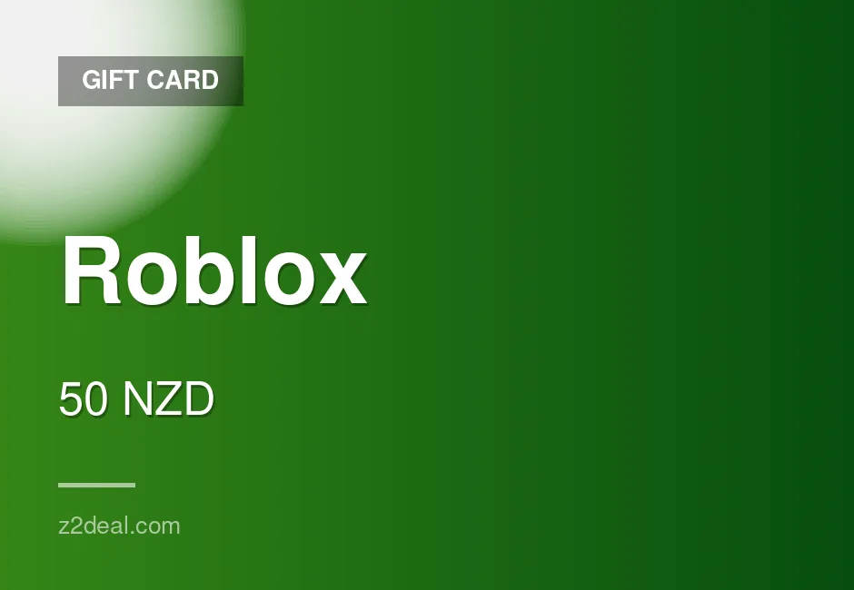 Buy Roblox Gift Card | 50 NZD | New Zealand | Clean Transaction