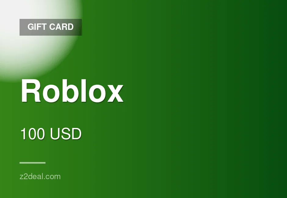 Trusted Roblox Gift Card | 100 USD | Online Redeem | Careful Handling