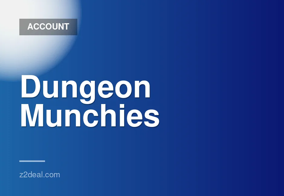 New Steam Account for Dungeon Munchies with 0 Playtime and Editable Information, Quick Delivery
