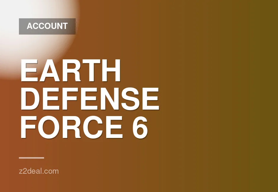 PS5 K2 Account for Earth Defense Force 6 Digital Game