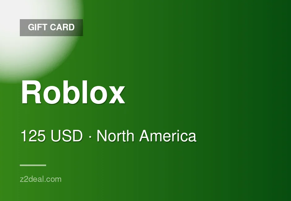 Trusted Roblox Gift Card | 125 USD | United States | Proven Seller
