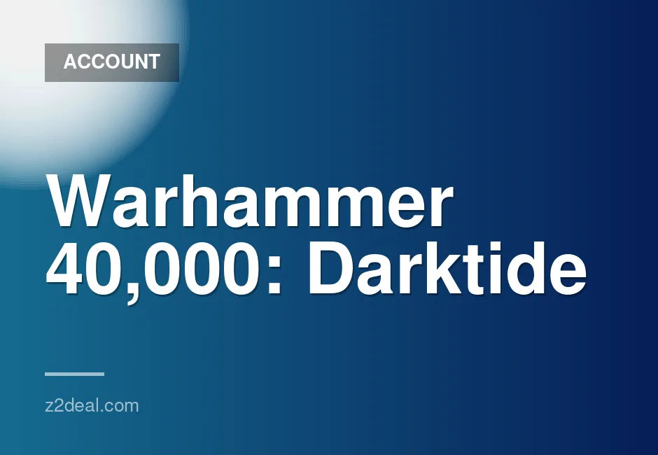 Warhammer 40,000: Darktide Steam account with full access and bonuses