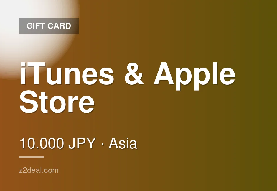 Trusted iTunes & Apple Store Gift Card | 10.000 JPY | Japan | Proven Seller