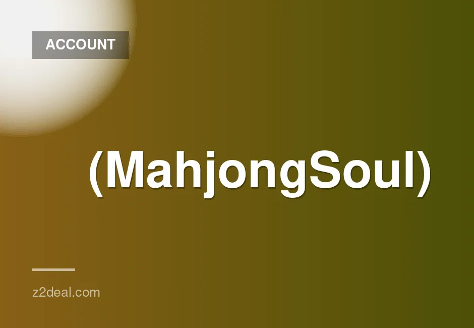 MahjongSoul account with 3660 clothing vouchers included