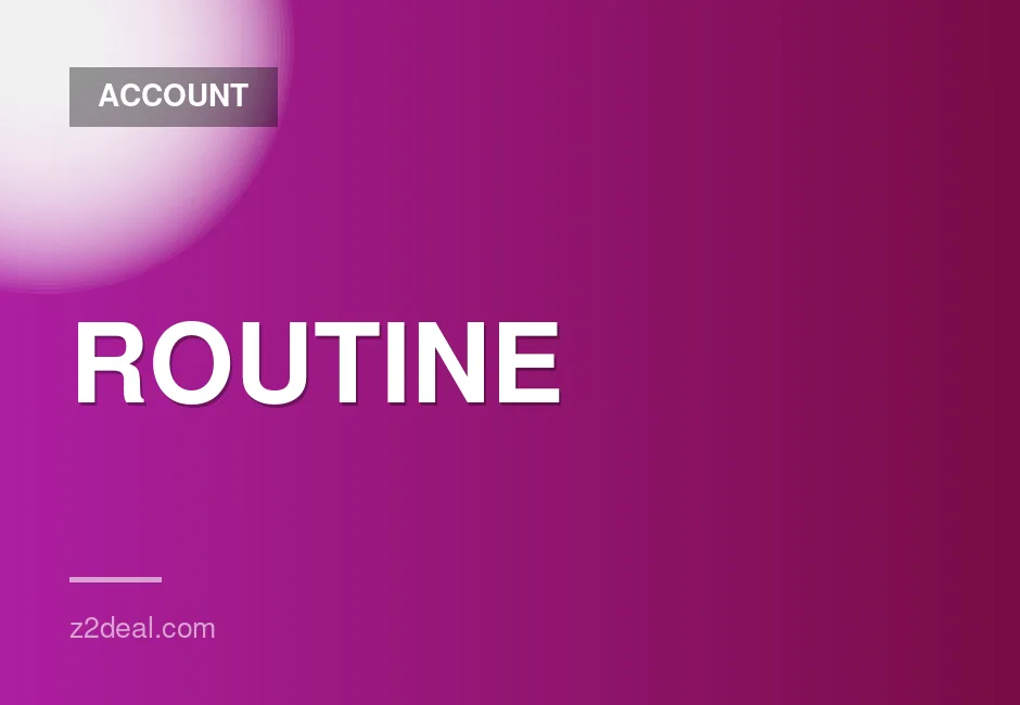 Routine Game Accounts for Sale