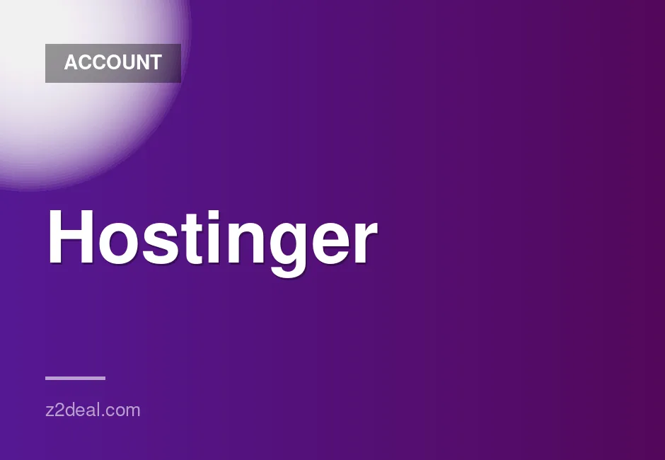 Hostinger Business Plan - 1 Year Activation on Your New Email Account, No Shared Hosting