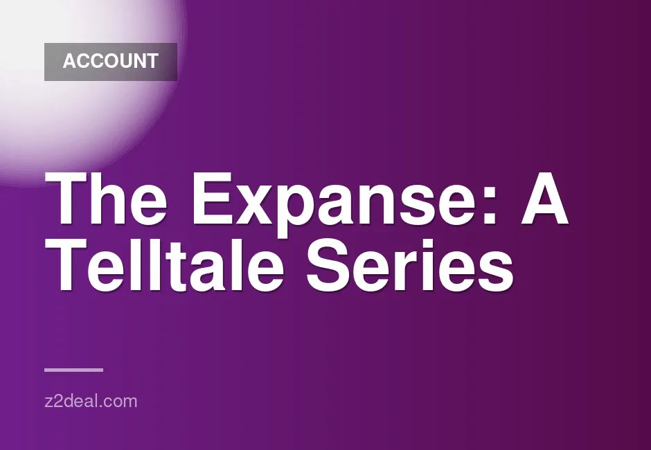 New Steam Account for The Expanse: A Telltale Series, 0 Hours Played, Data Changeable, Quick Delivery