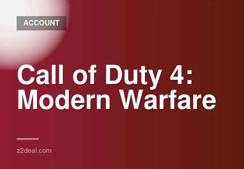 Call of Duty 4: Modern Warfare Steam Offline Access Account