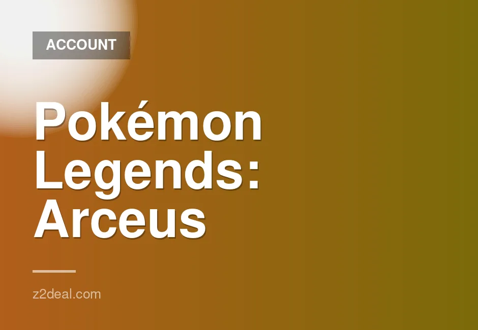 Pokémon Legends: Arceus digital game for Nintendo Switch with sub-number