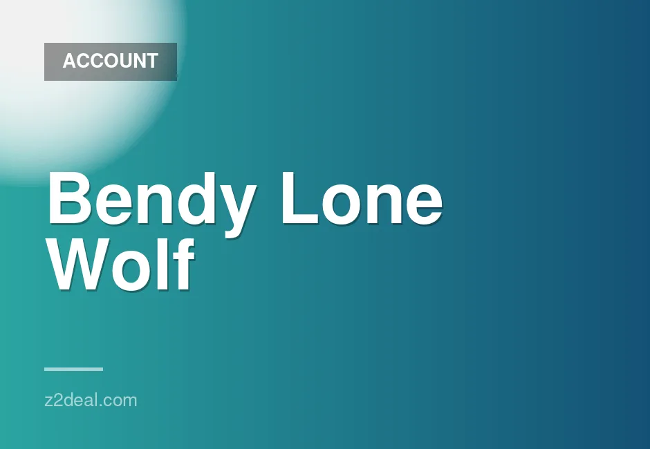 Bendy Lone Wolf Game Account for Sale