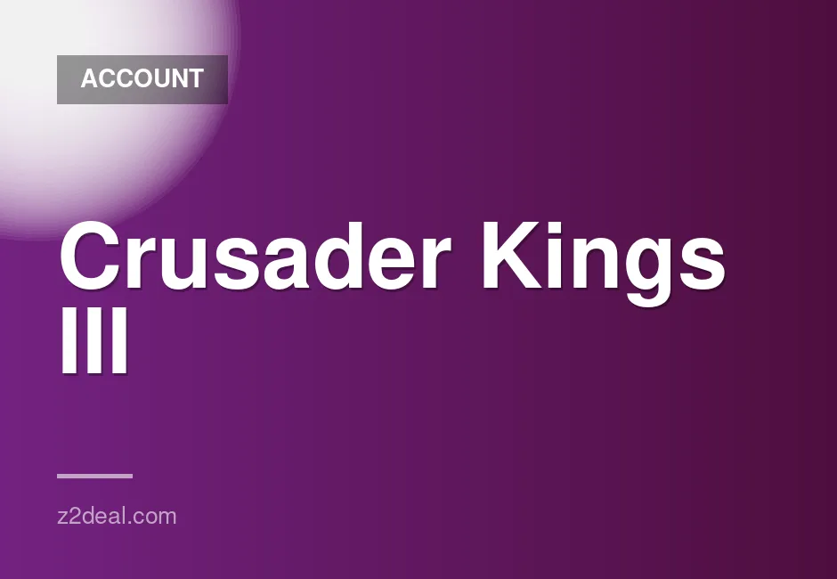Crusader Kings III Steam Account with Full Access and Gift Items