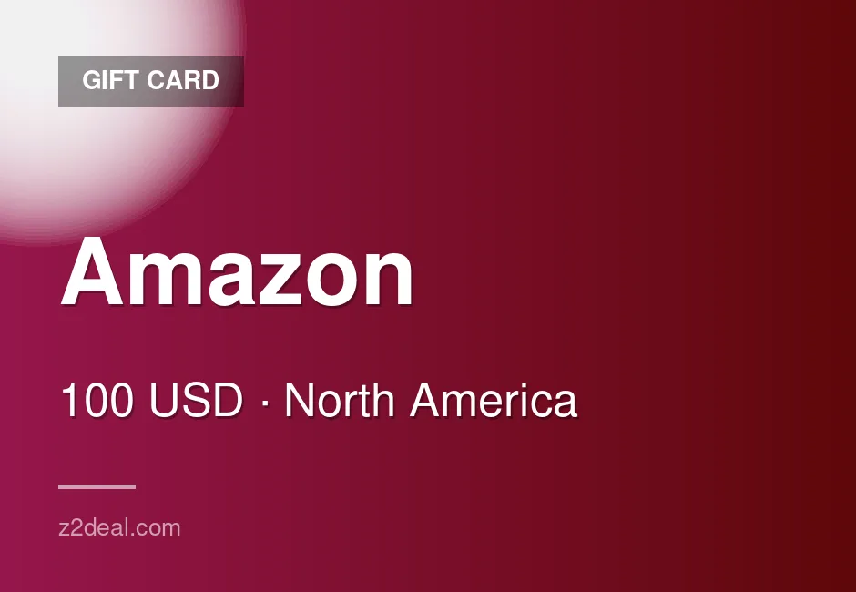 Quick Amazon Gift Card - 100 USD - United States - No Waiting Around