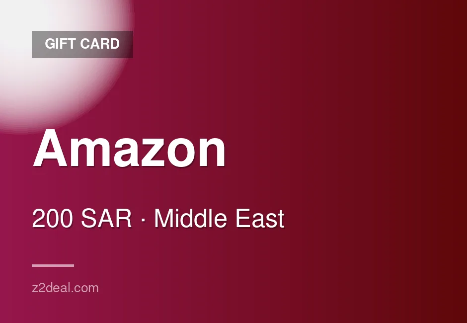 Buy Amazon Gift Card | 200 SAR | Saudi Arabia | Clean Transaction