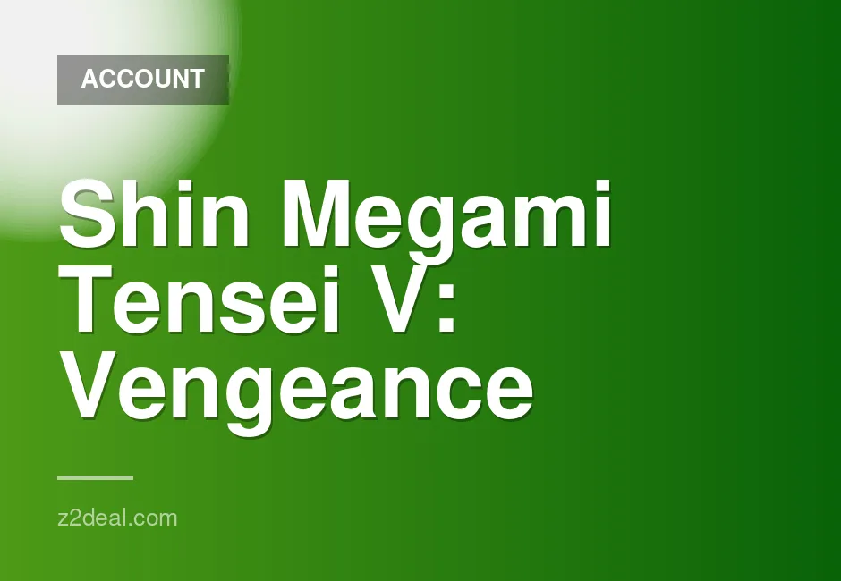 PS4 Shin Megami Tensei V: Vengeance K1 Account for Sale