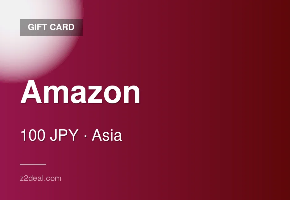 Digital Amazon Gift Card | 100 JPY | Japan | Straightforward Order