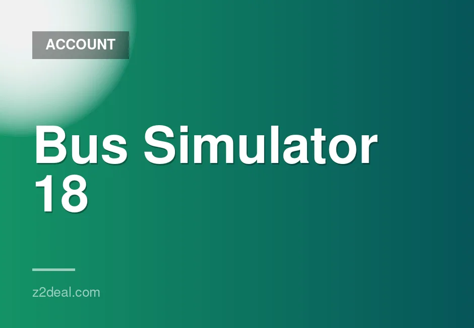 Bus Simulator 18 game account for sale