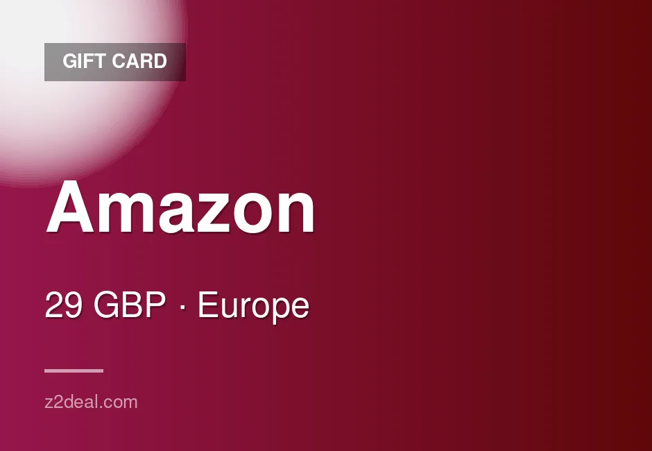 Reliable Amazon Gift Card - 29 GBP - United Kingdom - Quick Turnaround