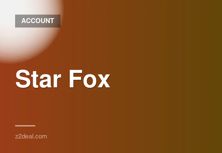 Star Fox digital game for Nintendo Switch with sub-number