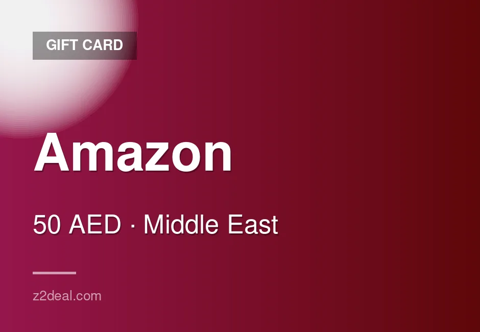 Digital Amazon Gift Card | 50 AED | United Arab Emirates | Reliable Service
