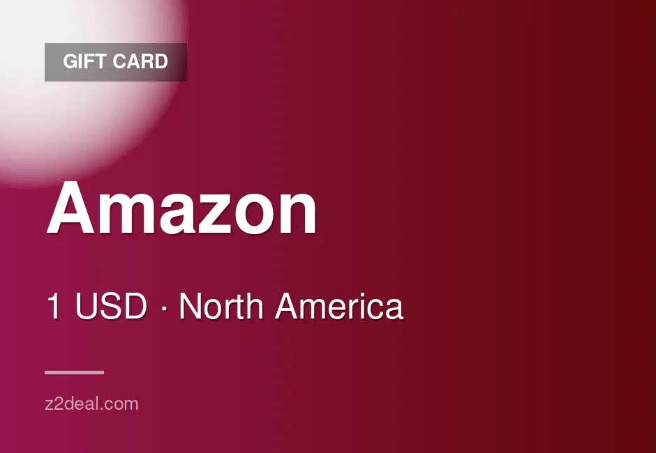 Buy Amazon Gift Card | 1 USD | United States | Simple Redemption