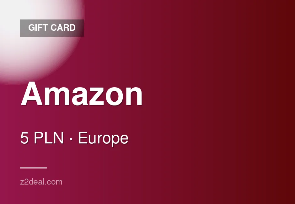 Amazon Gift Card - 5 PLN - Poland - Secure Ordering
