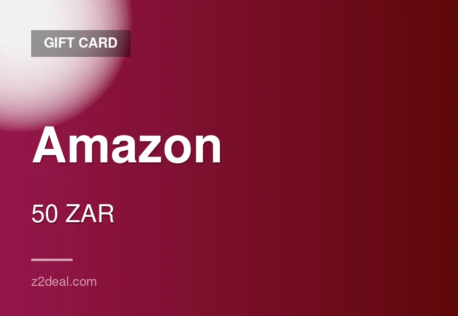 Instant Amazon Gift Card | 50 ZAR | South Africa | Smooth Delivery