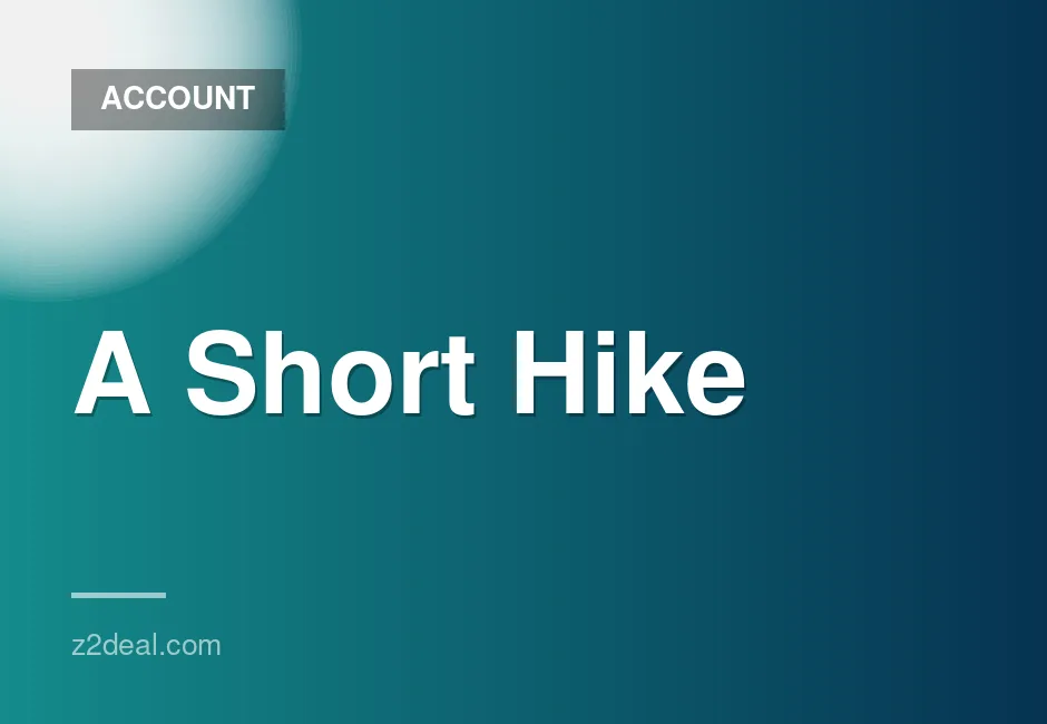 A Short Hike Steam Account with Zero Playtime and Editable Details, Quick Delivery