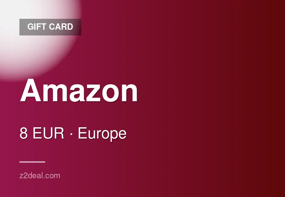Digital Amazon Gift Card | 8 EUR | Germany | Reliable Service