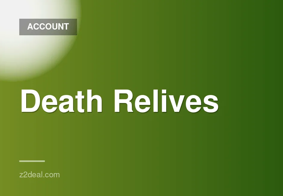 Death Relives Game Account with Gift Card