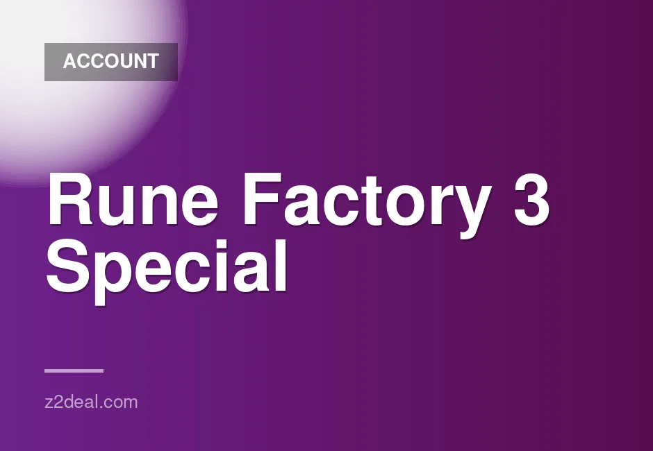 Rune Factory 3 Special digital version for Nintendo Switch with NS sub-number