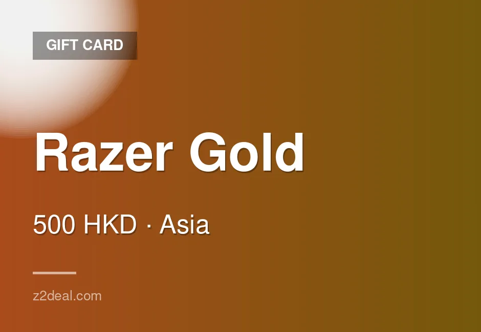 Trusted Razer Gold Gift Card | 500 HKD | Hong Kong | Careful Handling