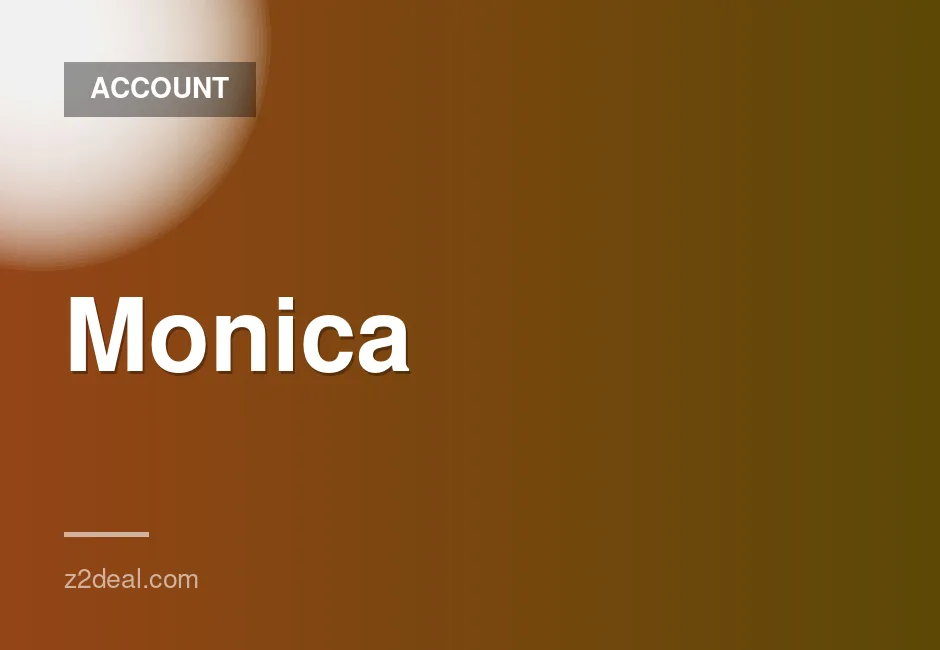 Monica Max Plan 6-Month Shared Account Access
