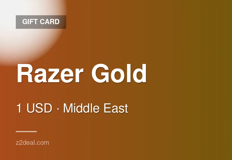 Trusted Razer Gold Gift Card | 1 USD | Saudi Arabia | Proven Seller