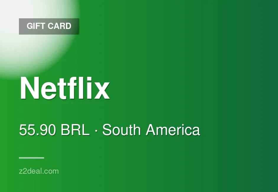 Buy Netflix Gift Card | 55.90 BRL | Brazil | Trusted Seller