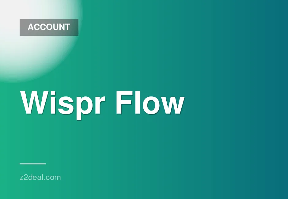 One Year Private Wispr Flow Pro Subscription for Global Use