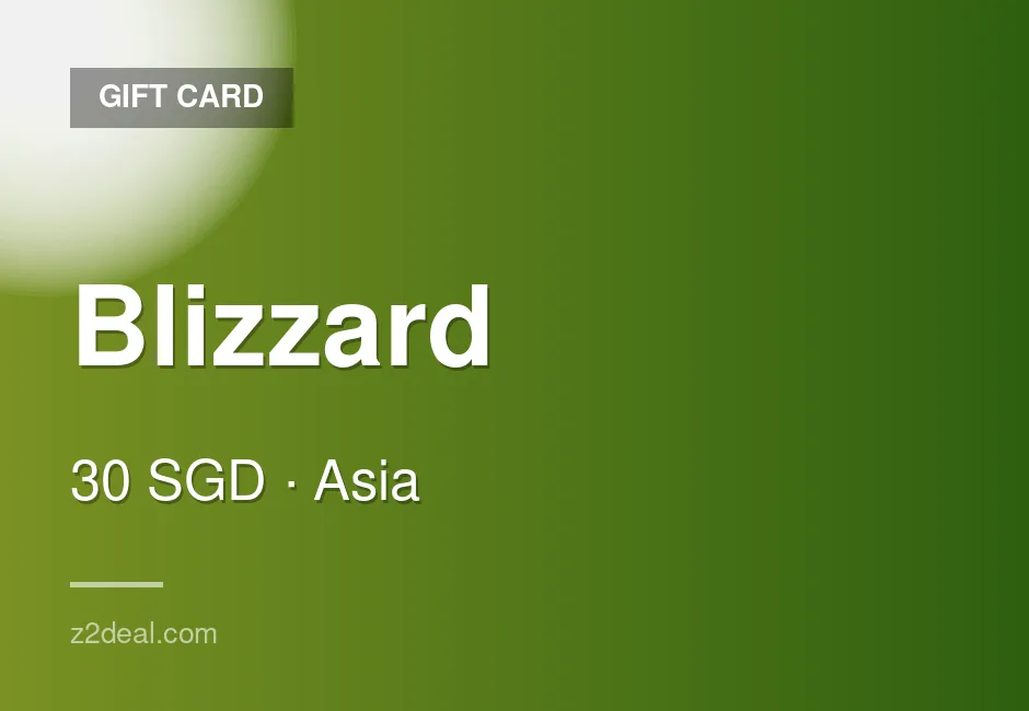 Trusted Blizzard Gift Card | 30 SGD | PC Compatible | Singapore | Battle.net | Proven Seller