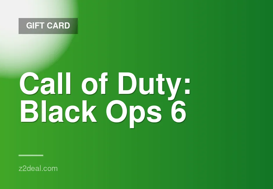 Digital Call of Duty: Black Ops 6 Gift Card | Console Compatible | Xbox | In-Game Currency | Reliable Service