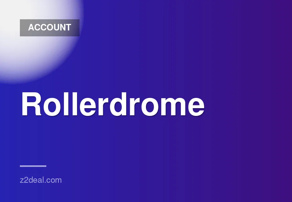 New Steam Account for Rollerdrome - Zero Playtime, Data Changeable, Quick Delivery