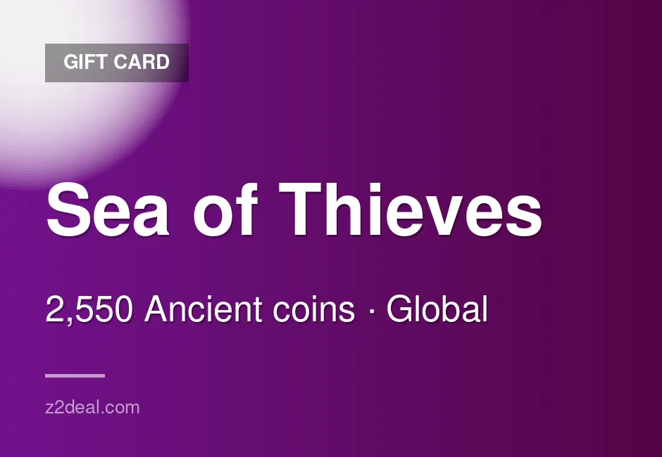 Buy Sea of Thieves Gift Card | 2,550 Ancient coins | Global | Xbox | Works Worldwide | Clean Transaction