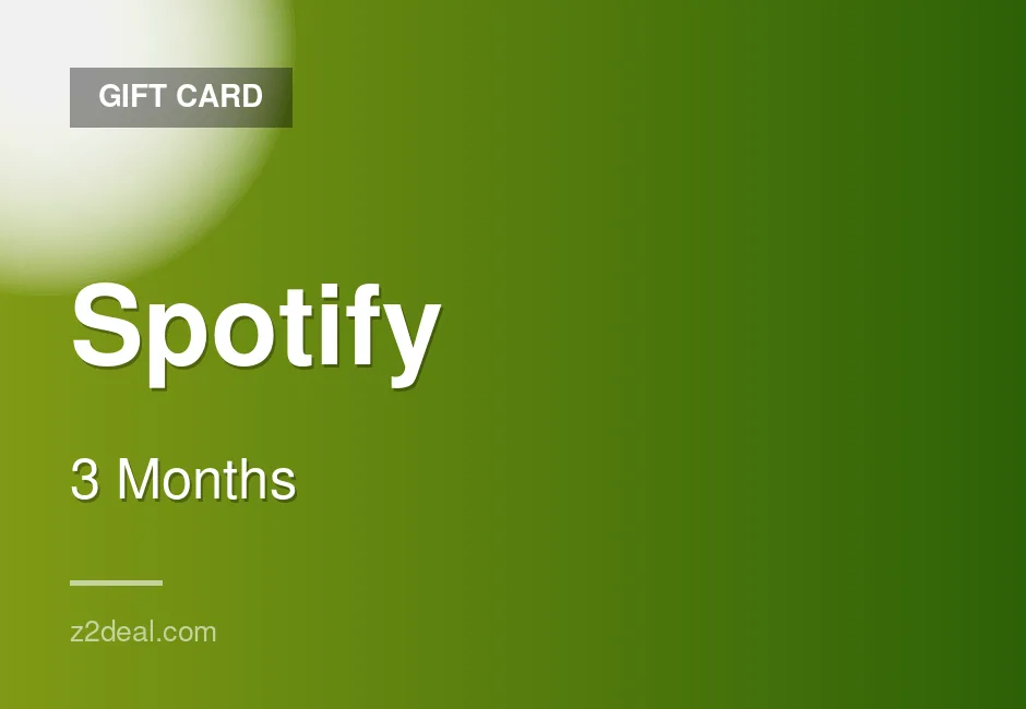 Trusted Spotify Gift Card | 3 Months | Australia | Subscription Code | Delivered With Care