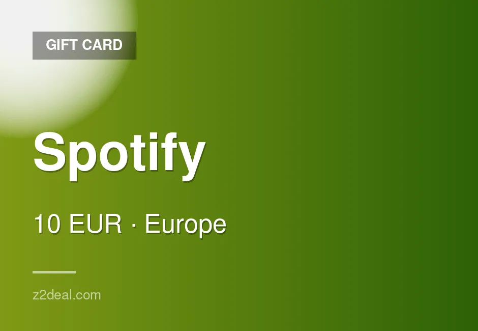 Instant Spotify Gift Card | 10 EUR | Austria | Smooth Delivery