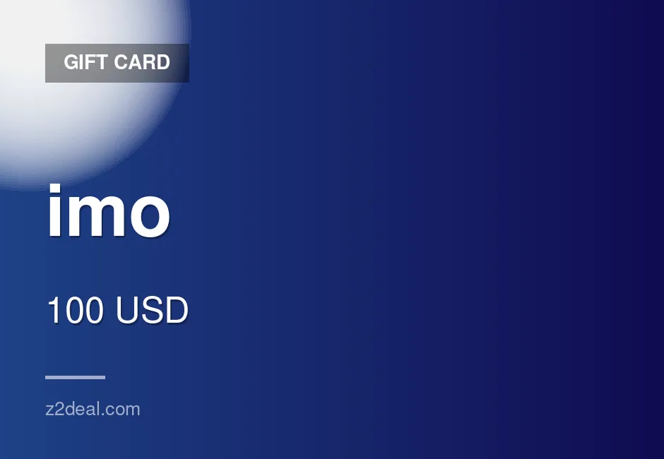 Buy imo Gift Card | 100 USD | Clean Transaction