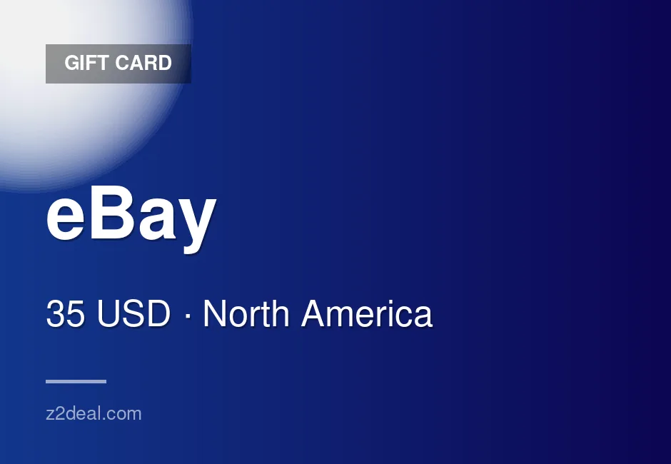 eBay Gift Card - 35 USD - United States - Verified Stock