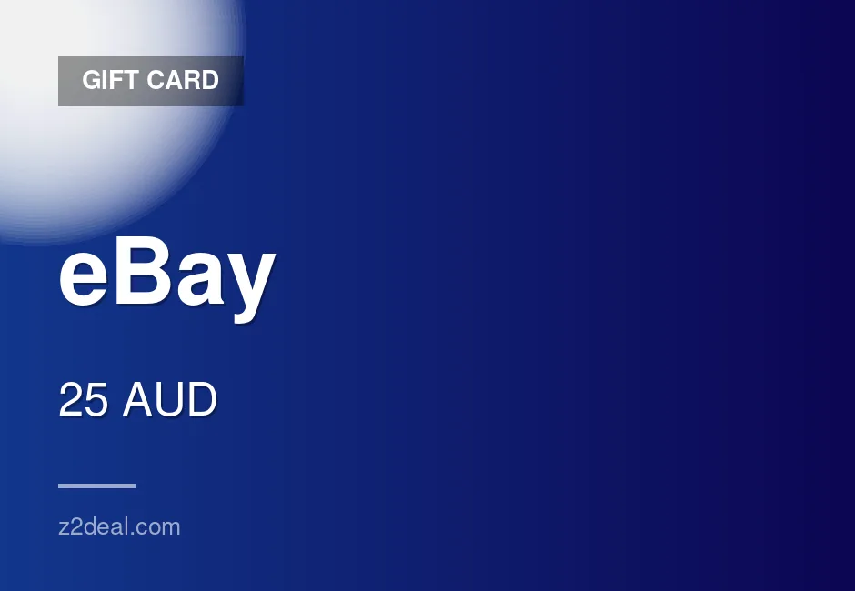 Genuine eBay Gift Card - 25 AUD - Australia - Dependable Seller