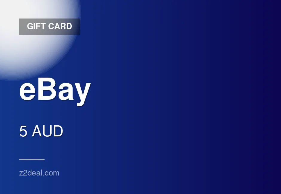 eBay Gift Card - 5 AUD - Australia - Secure Ordering
