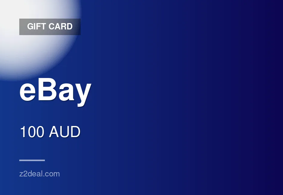 Reliable eBay Gift Card - 100 AUD - Australia - Ready to Redeem