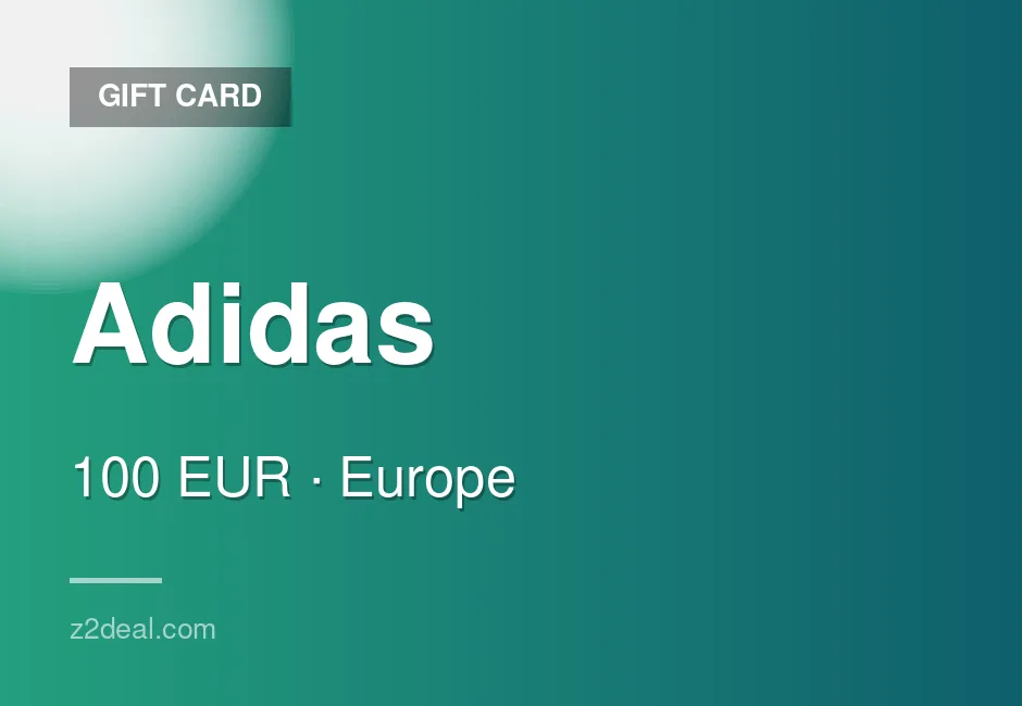 Reliable Adidas Gift Card - 100 EUR - Netherlands - Ready to Redeem